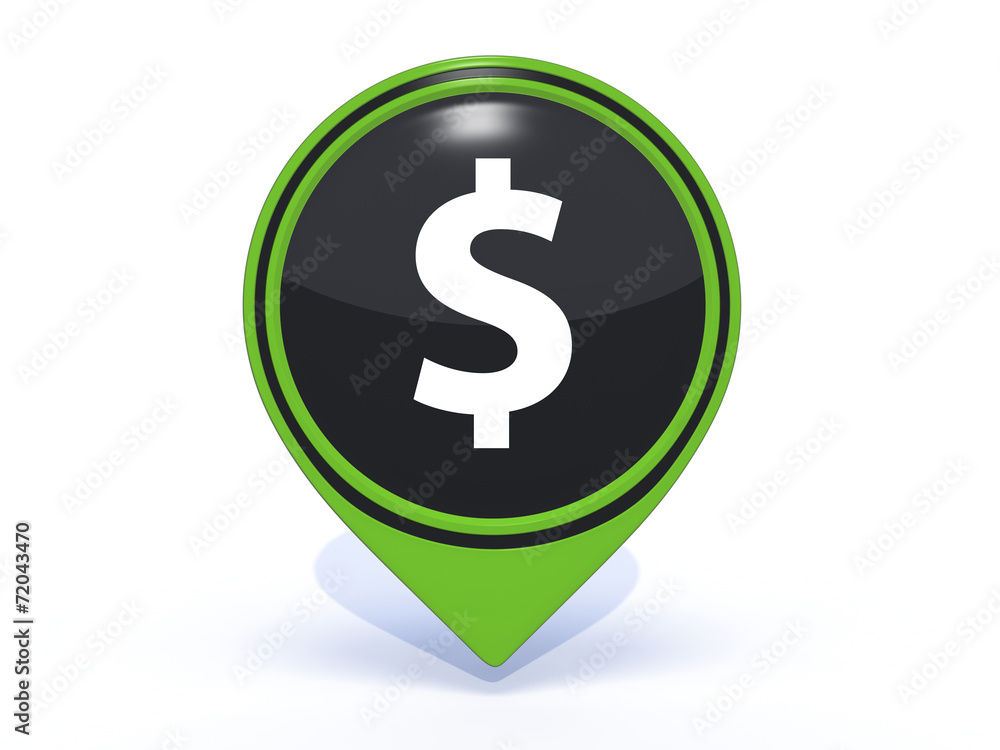 money pointer icon on white background money pointer icon on white background