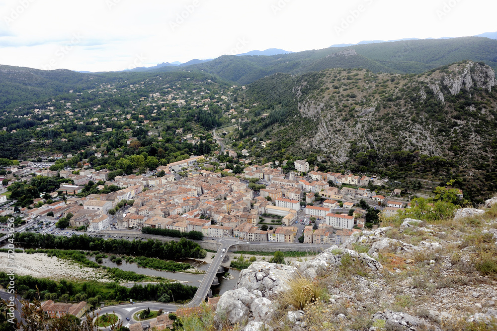 Obraz premium The French town of Anduze