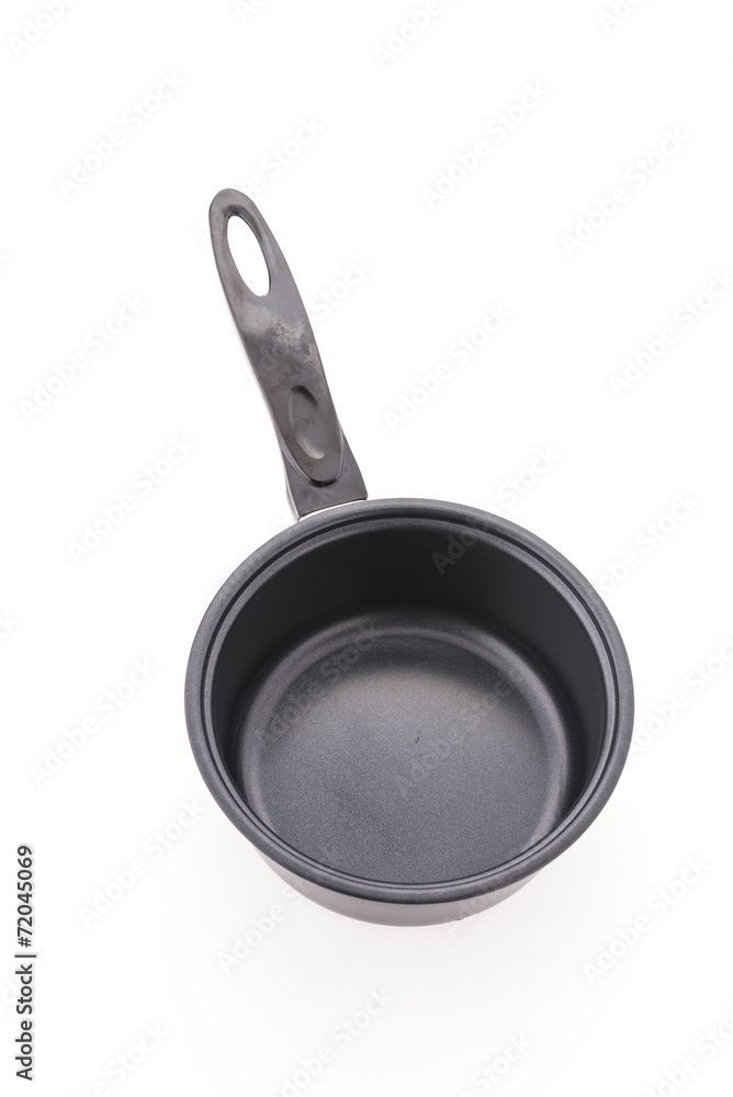 Iron pot isolated on white background Iron pot isolated on white background