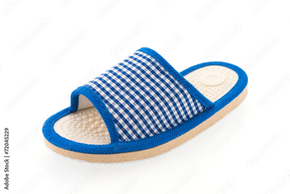 Slipper isolated on white background Slipper isolated on white background