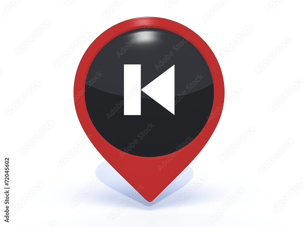 prev pointer icon on white background prev pointer icon on white background