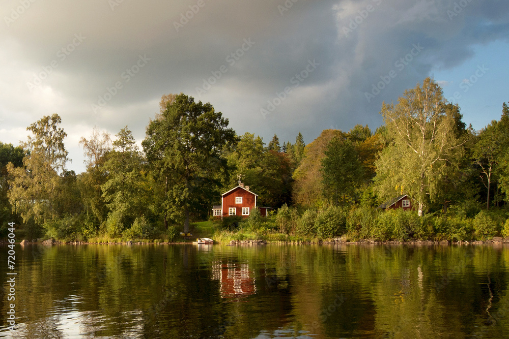 Obraz premium See Klockesjön -Südschweden