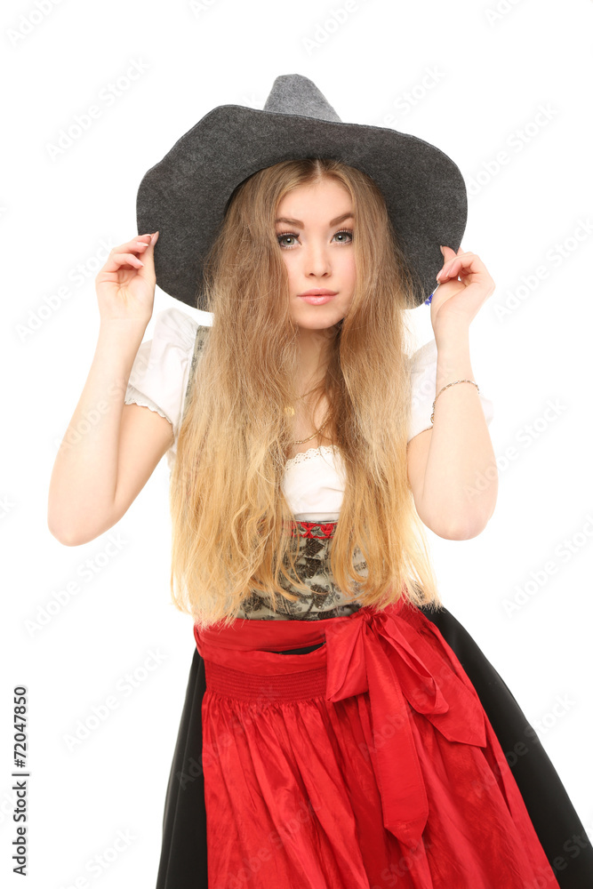 Frau in Tracht