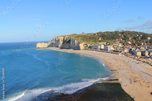 Plage d'étretat, France