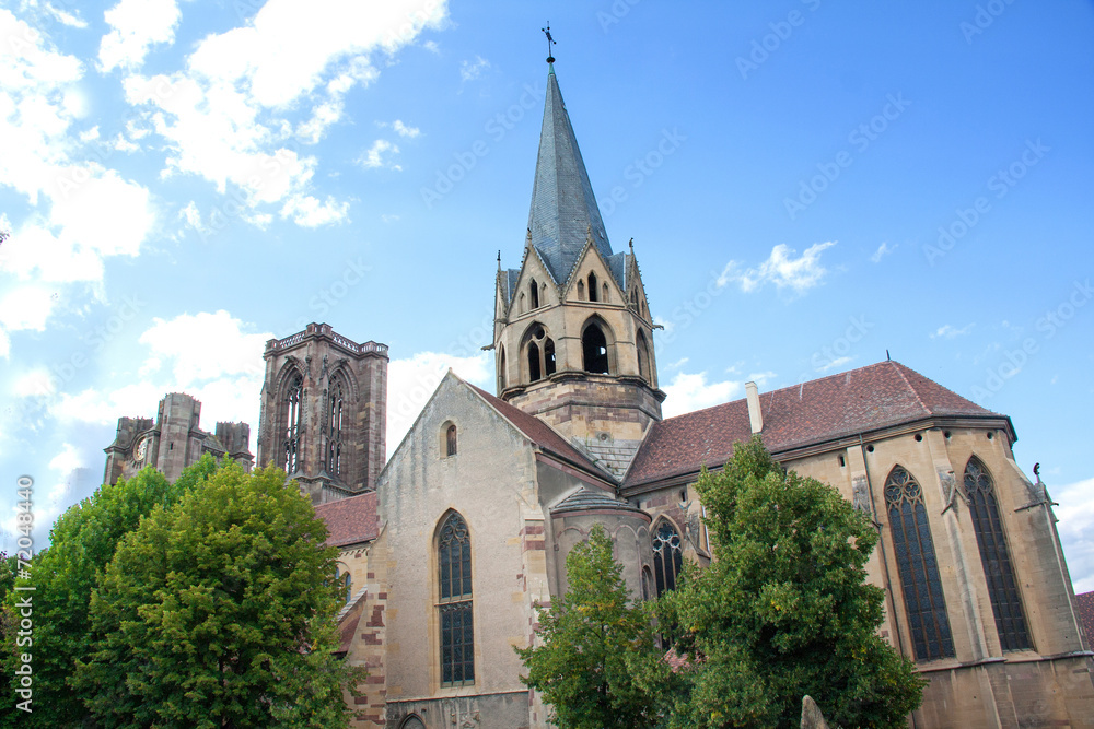 Eglise ND de l'Assomption, Rouffach, Alsace, Haut Rhin