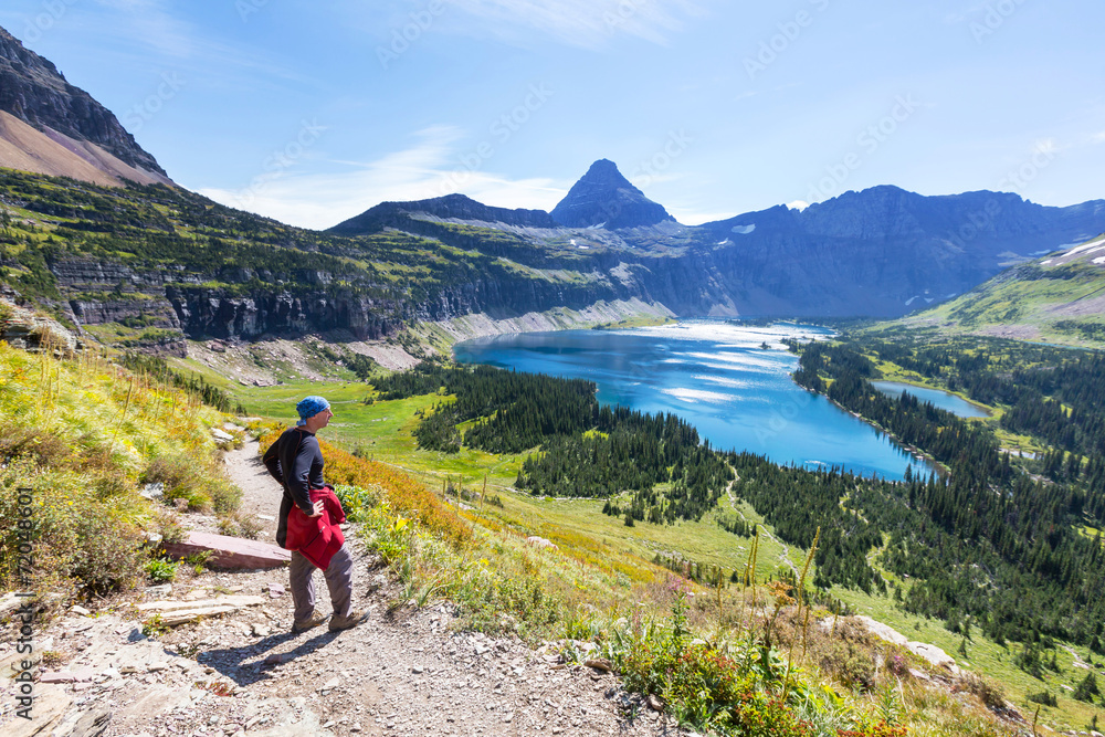 Hike in Glacier Park