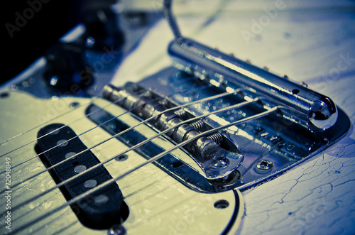 Obraz na płótnie electric guitar w salonie