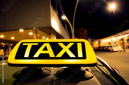 Taxi in der Stadt