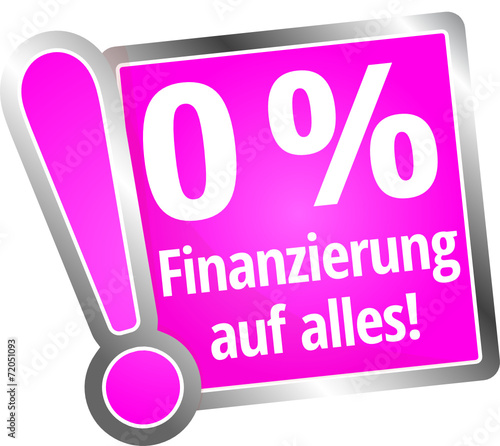 0 % Finanzierung