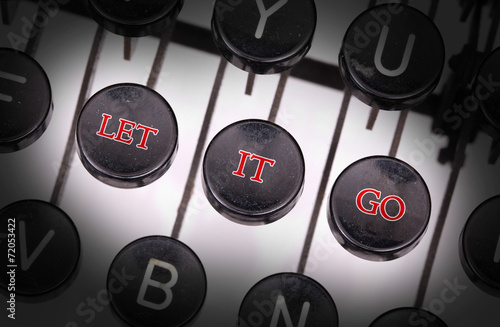 Fotografie Typewriter with special buttons
