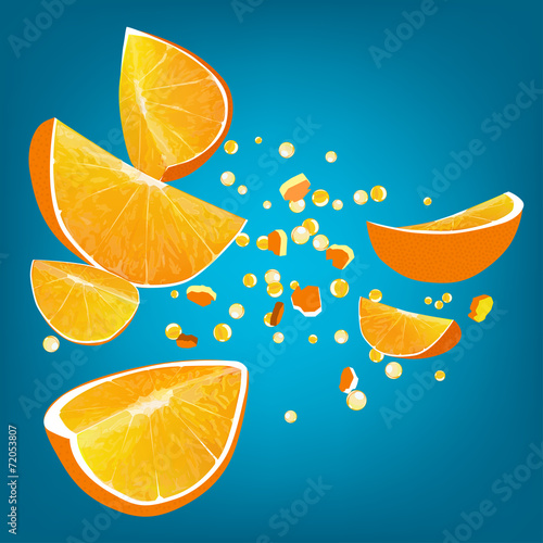 orange explosion