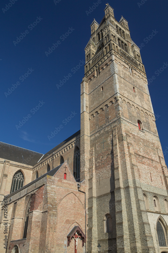 The Holy Savior Cathedral in Bruges (Belgium)
