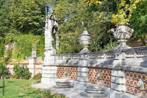 decoration of fence in Masandra Palace Park photo