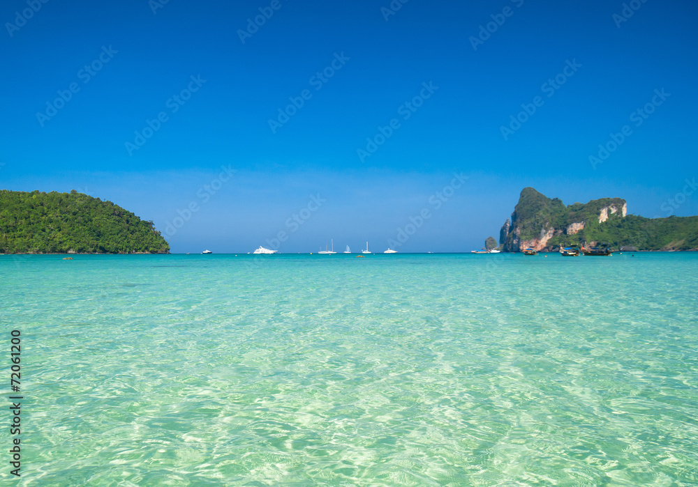 Fototapeta premium Ocean Panorama Horizon Rocks