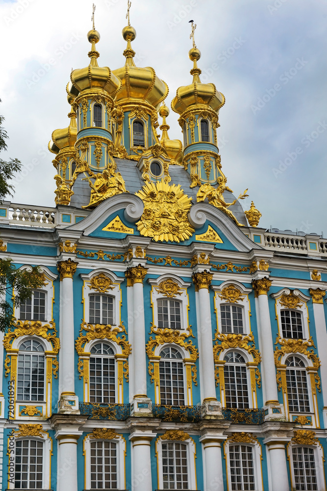 Church of Resurrection in Catherine Palace in Tsarskoye Selo