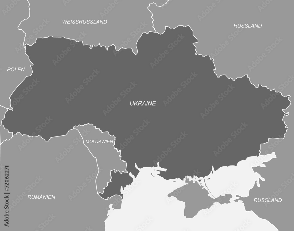 Ukraine in Grau