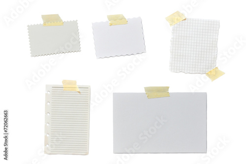 Papier Notiz Zettel Mix, Sortiment, Recycling