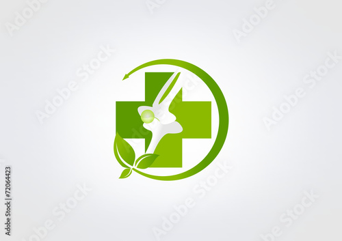 Logo Bone Medical business Icon Abstract Medicine klinik Bone