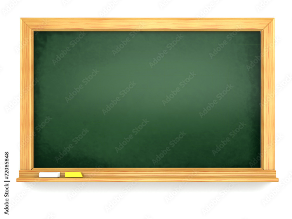Blackboard or chalkboard on white isolated background. Blackboard or chalkboard on white isolated background.