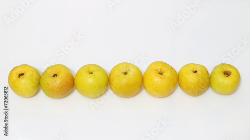 Yellow, autumn quince