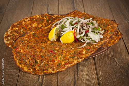 Turkish pide lahmacun