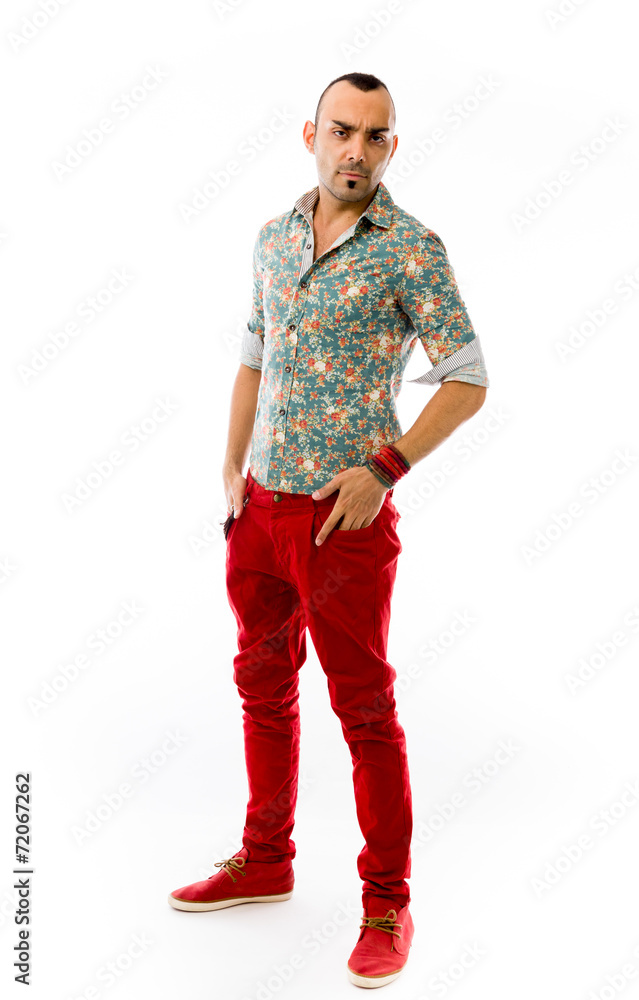 model isolated on plain background upset angry worried model isolated on plain background upset angry worried
