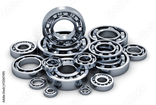 Collection of ball bearings