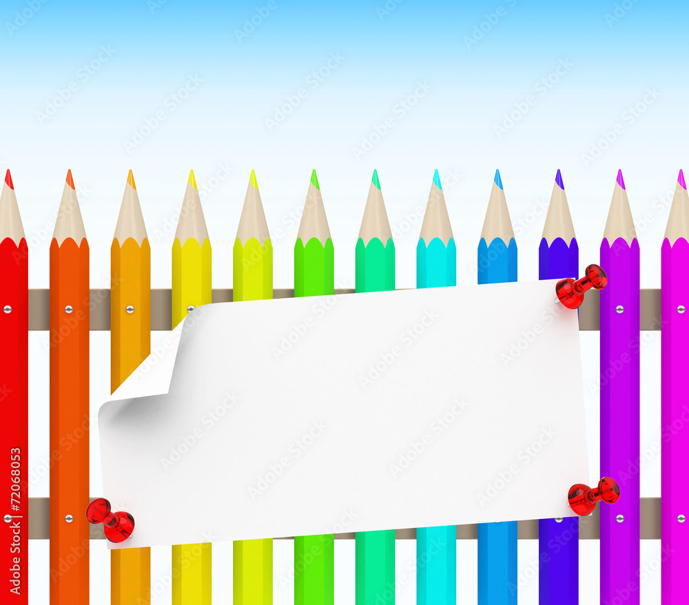 The pencil fence The pencil fence