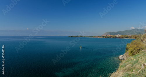 View on Lake Ohrid, Macedonia