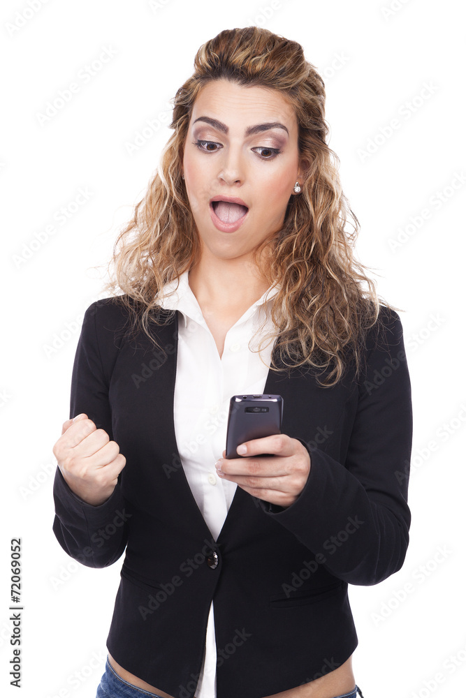 young woman with active expressions young woman with active expressions