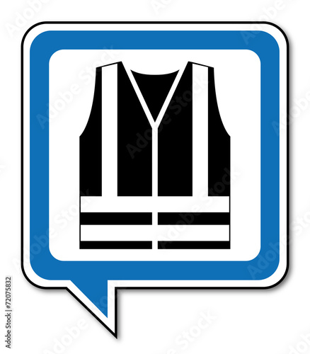 Logo gilet de sécurité.