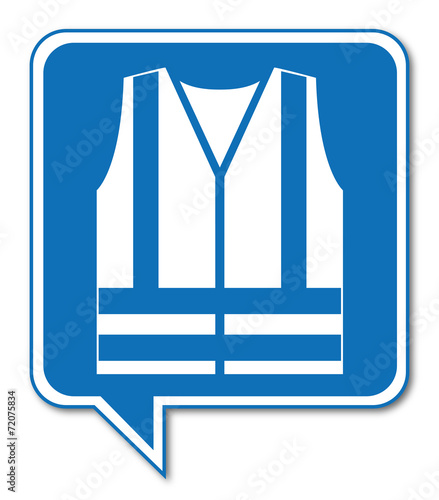 Logo gilet de sécurité.