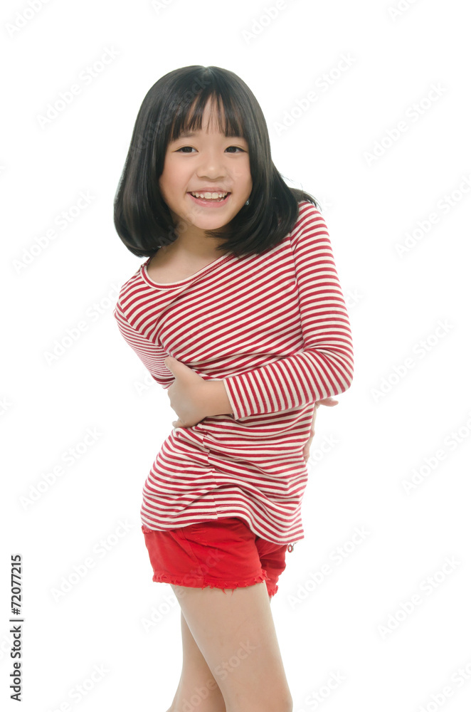 Portrait of beautiful asian girl smiling Portrait of beautiful asian girl smiling