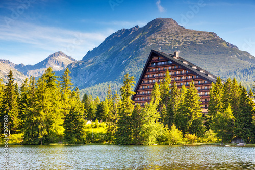 lake in the mountains