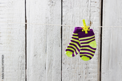 children's striped socks