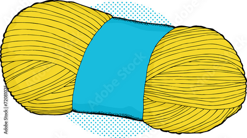 Yellow Bundle of Yarn