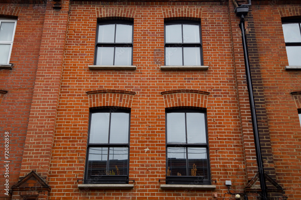 the exterior of a tipical london property.