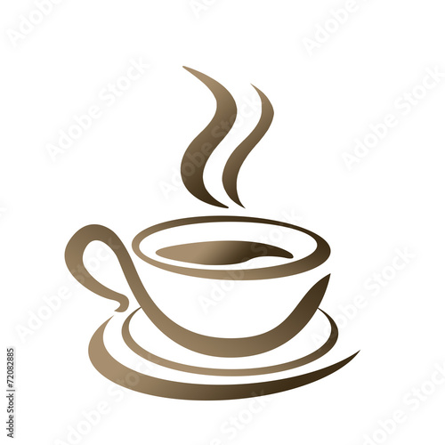 Kaffeetasse stilisiert
