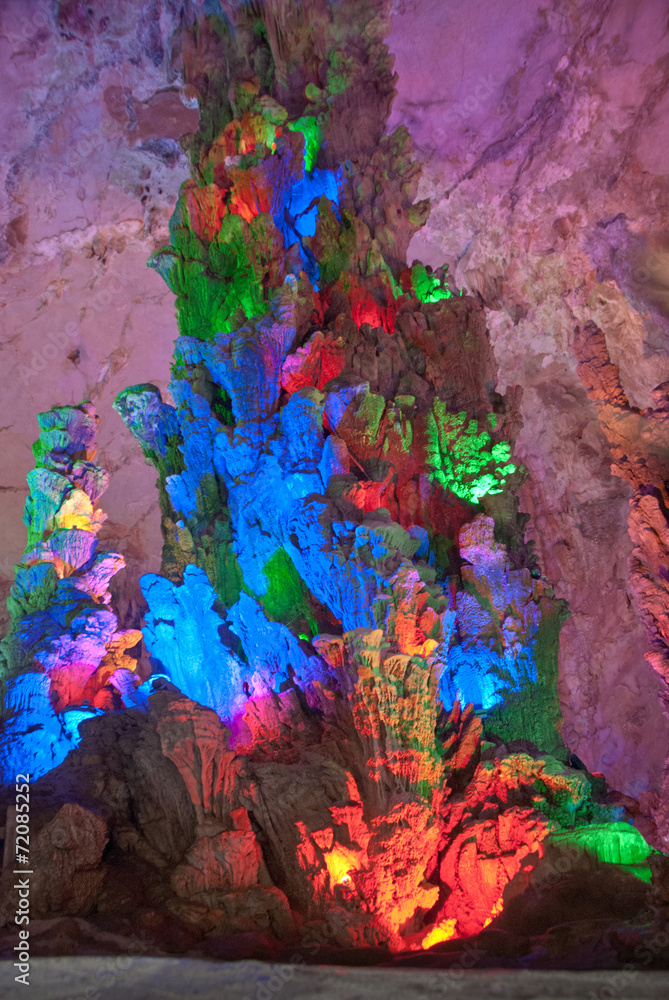 The Colour of Crown Cave, Guilin, China