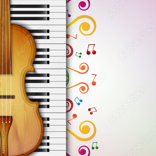 Background with violin