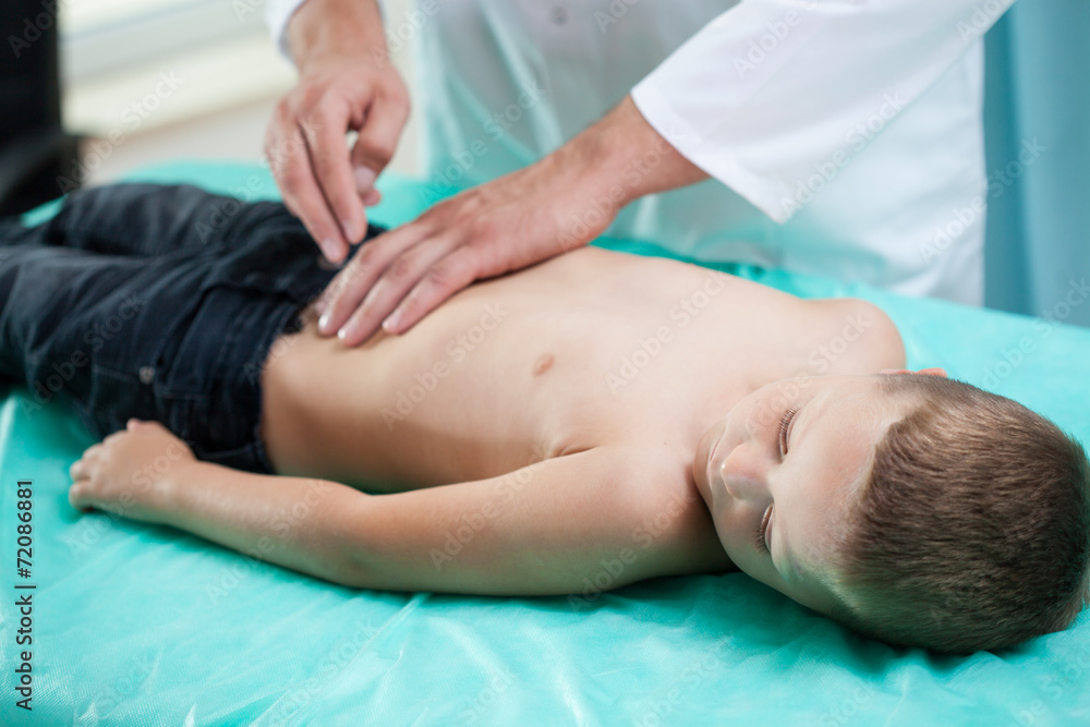 Boy at the doctor Boy at the doctor