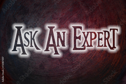 Ask An Expert Concept