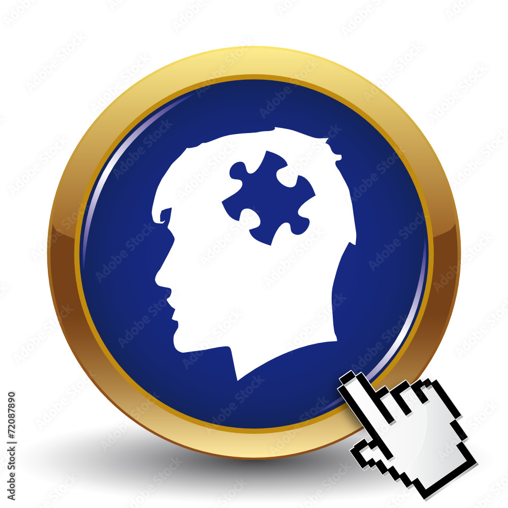 PUZZLE HEAD ICON PUZZLE HEAD ICON