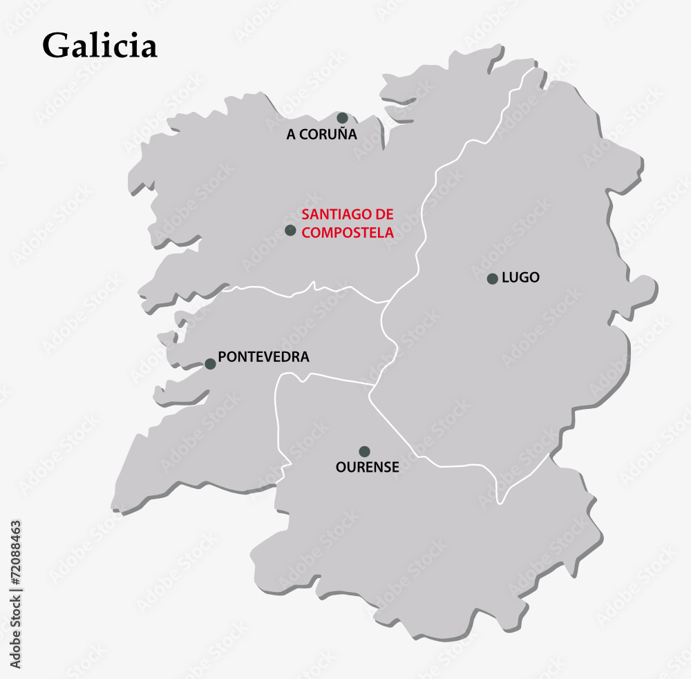 galicia map
