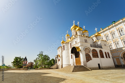 View from below of Annunciation Cathedral