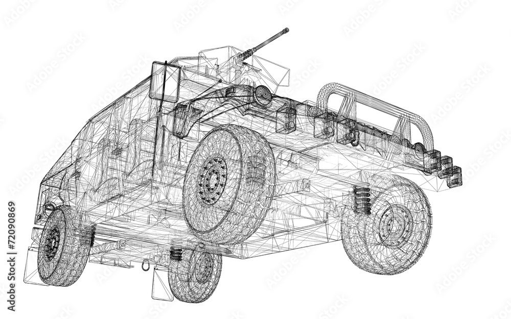 Fototapeta premium Military Vehicle