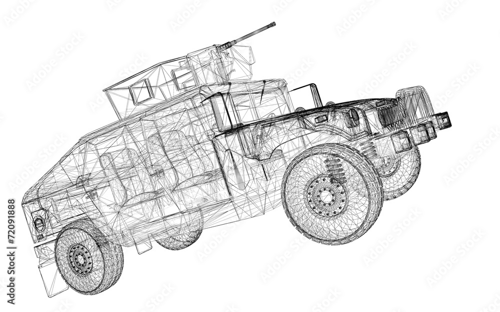 Fototapeta premium Military Vehicle