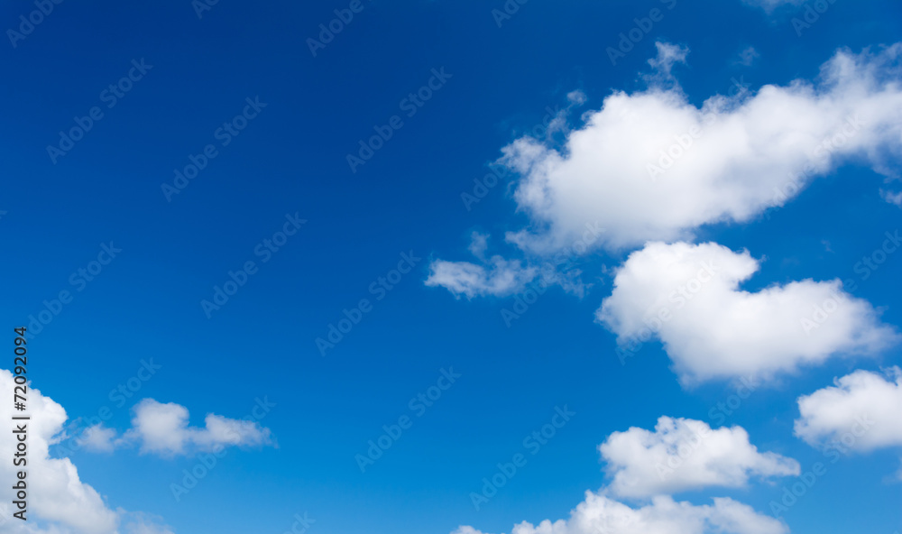 Fototapeta premium blue sky with white cloud