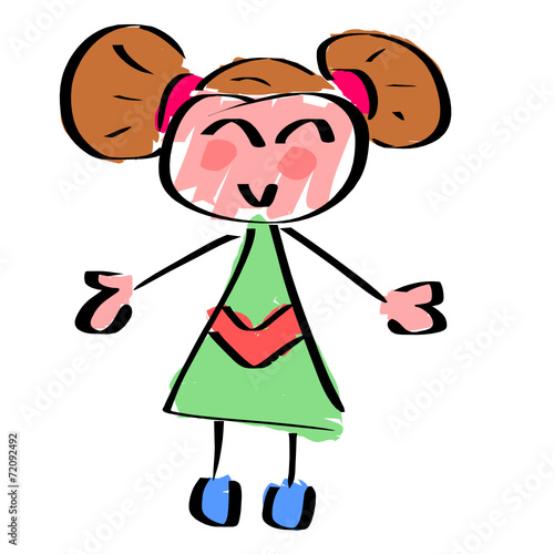 Bambina felice