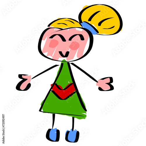 Bambina felice